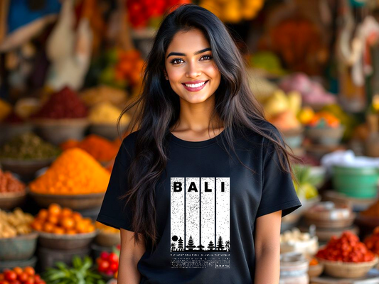 BALI Supima Cotton Unisex T-Shirt – Soft, Premium Fit, Travel-Inspired Streetwear
