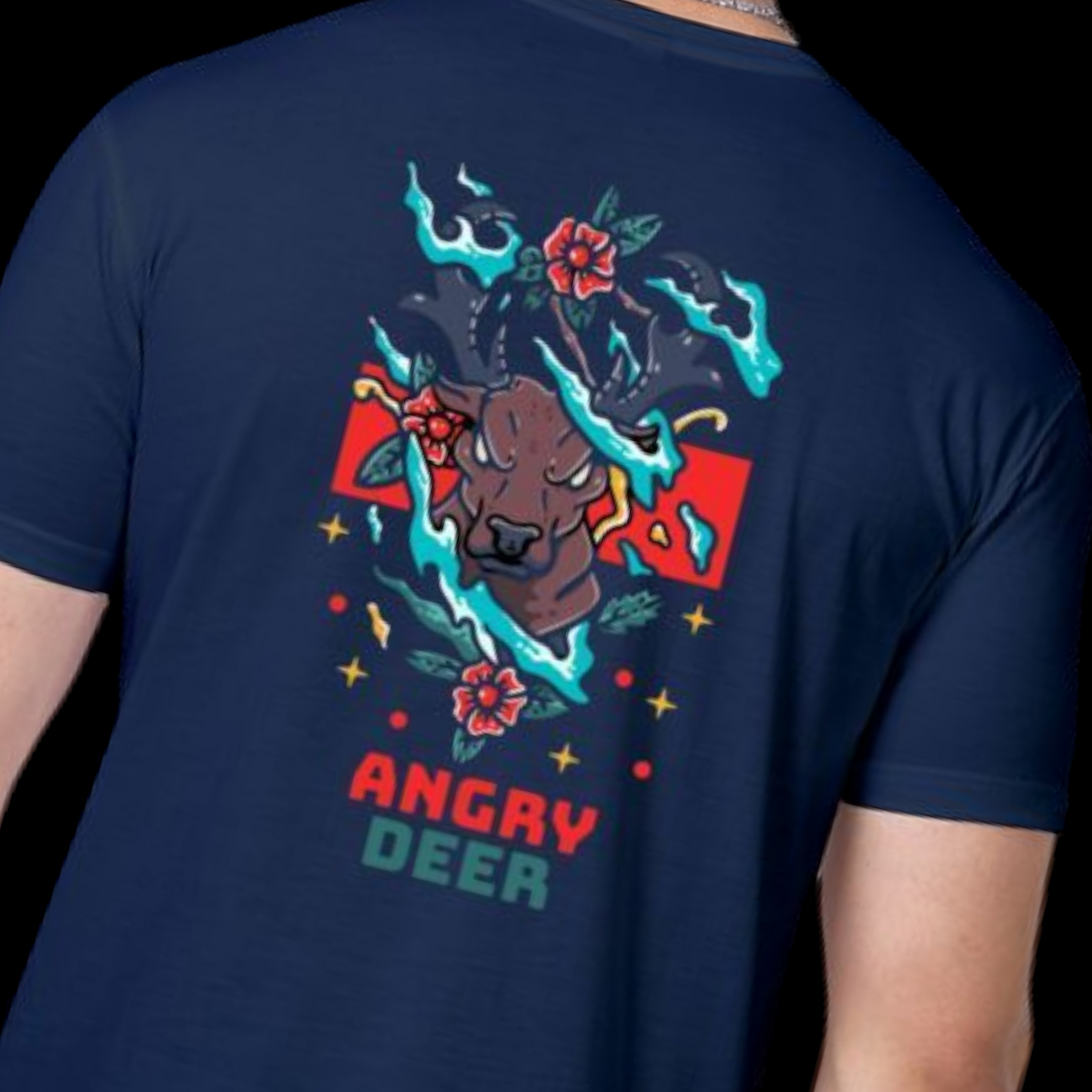 Absolutely Unisex Supima Cotton T-Shirt – Ultra-Soft, Premium Streetwear with Angry Deer Graphic Print for Everyday Comfort and Standout Style.