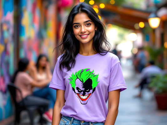 Authentic Supima Cotton Unisex T-Shirt – Iconic Joker Graphic | Ultra-Soft & Durable Tee