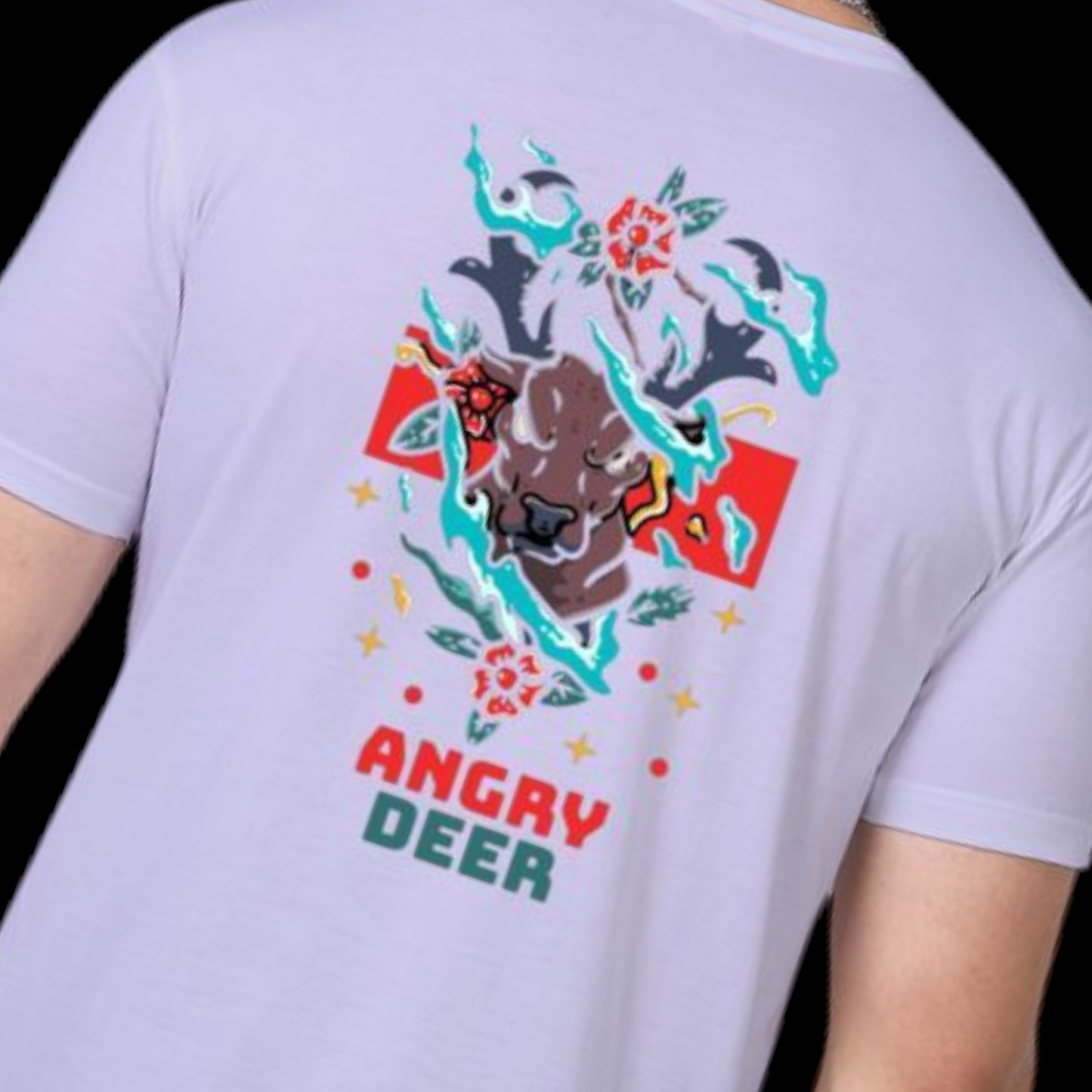 Absolutely Unisex Supima Cotton T-Shirt – Ultra-Soft, Premium Streetwear with Angry Deer Graphic Print for Everyday Comfort and Standout Style.
